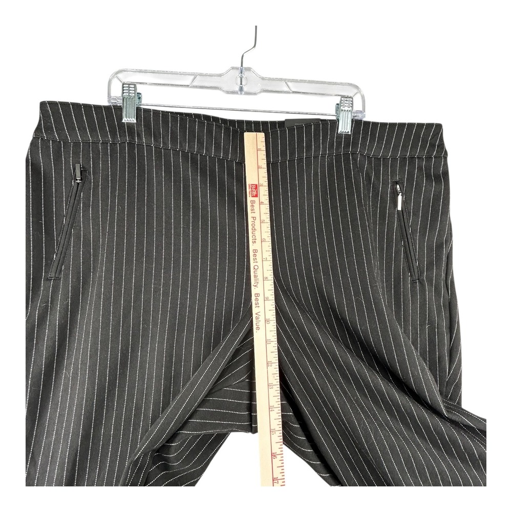 Lane Bryant The Lena Curvy Fit Slim Leg Pinstripe Pant Womens Size 14/16 Regular - Picture 3 of 9